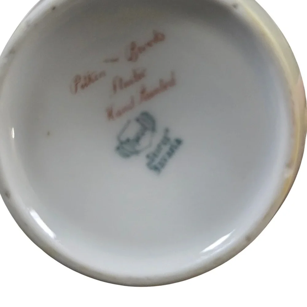 Pitkin & Brooks Studio Hand‎ Painted Daisy Sugar Creamer Footed Bowl Bavaria Set